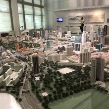 シンガポールのジオラマ