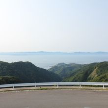 眺瞰台から北海道が見えます