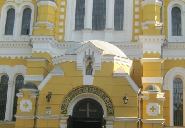 大きな正教会の教会です。