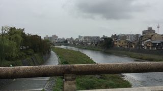 雨の鴨川