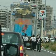 挙母祭りの山車に遭遇