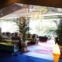 喫茶店。ここでビンゴ大会がありました。
