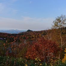 ふけの湯温泉近くの紅葉