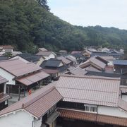 昔ながら建物の町並みでした。