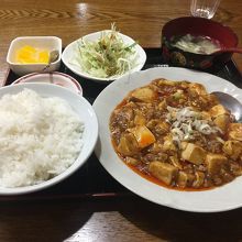 麻婆豆腐定食
