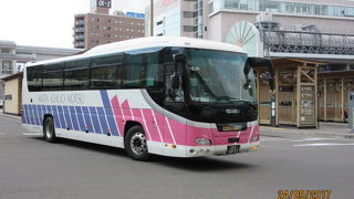 空港から秋田駅までの公共輸送手段。