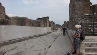 ポンペイのメインストリート