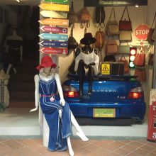 店のディスプレイが見ていて楽しいです