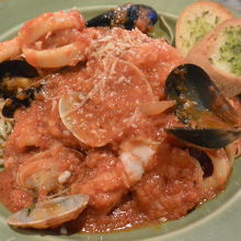 パスタはボリューム満点でした！