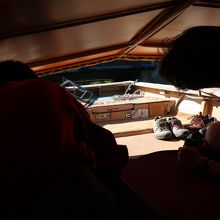 屋根が降りると・・・。