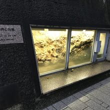 被爆時の地層。