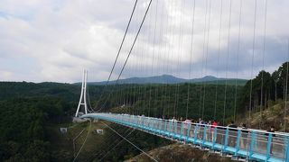 景色を楽しめる最長吊り橋　三島スカイウォーク