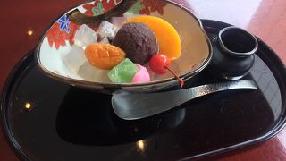 ランチの後のあんみつ！