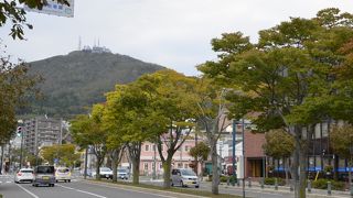 函館を見下ろす小高い山