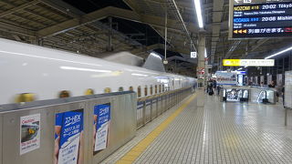 日曜遅くの上りは空いています