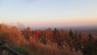 朝夕とも見晴らしはいま一つでした。