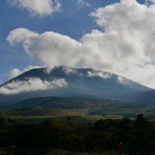浅間山。