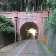 廃線跡のトンネル
