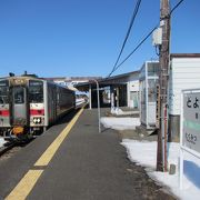 人がいる無人駅