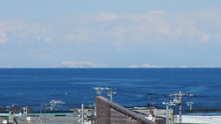 視界が良いと境内からサハリン