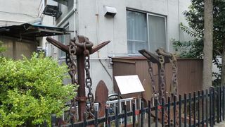 錨を目の当たりにするのは珍しいのでは。