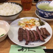 牛タン定食が食べたい！と「利久 渋谷ヒカリエ店」