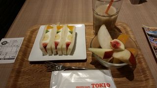 フルーツが美味しい