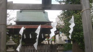 柵の外から参拝