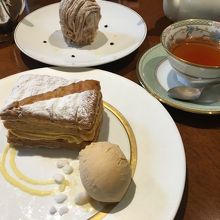 ミルフォーユとモンブラン