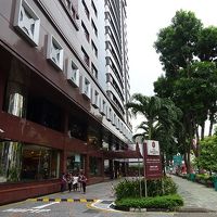 車寄せ奥にタクシー乗り場があります