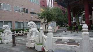 にぎやかな中華街でホッと一息