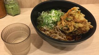 分厚いかき揚げ！