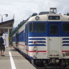 小出から来るとここ只見が鉄道の終点