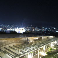 クラブラウンジからの夜景。