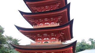 五重塔　厳島神社とともに宮島の顔