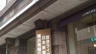 日本新聞博物館と放送ライブラリーが入っています