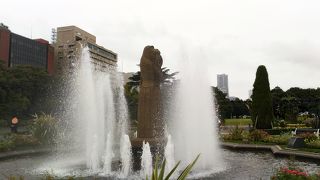 山下公園の中心