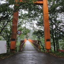 薗原湖中程に在る古い古い薗原橋