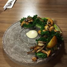 キノコと野菜のロースト