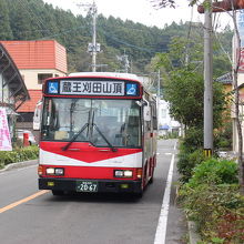 白石駅からバス