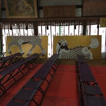 天井絵馬が、立派なでした。