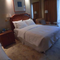 客室内　ダブルベッドが２台！