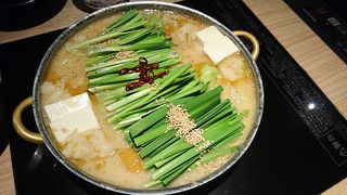 みそ味のもつ鍋