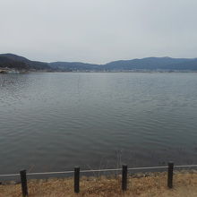 諏訪湖の風景