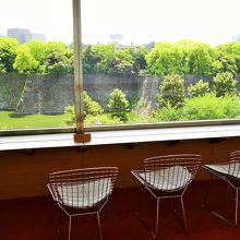 素敵な休憩室、眺めも良いです。