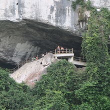 船から見た展望台