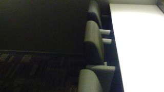 改装中のラウンジ