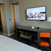 同じく寝室部分。寝心地のいいベッドでした。