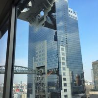 お部屋からは空中展望台が見えました。