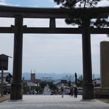 きれいに見通せます。